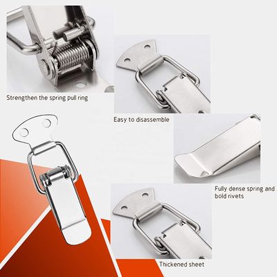 Thép cao sức mạnh Clamp Toggle độ chính xác cao Stamping mùa xuân Loaded hoạt động Rust-proof kết thúc