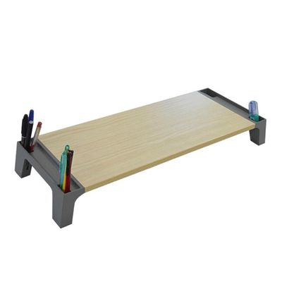 Thép không gỉ kim loại đính vét màn hình thanh lịch đứng với thiết kế Riser Cable tổ chức phong cách hiện đại