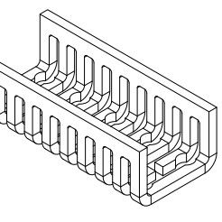Ống thắt đập đập uốn cong cắt laser CNC nhôm đồng thép không gỉ thép cacbon chạy kẽm bọc kẹp Cl